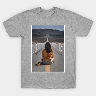 Rhythm-Logarithm Route 66 Girl T-Shirt